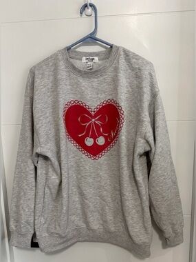 Refuge Athletics: Long Sleeve Pullover Sweatshirt (ptp approx 23in) - Size XS